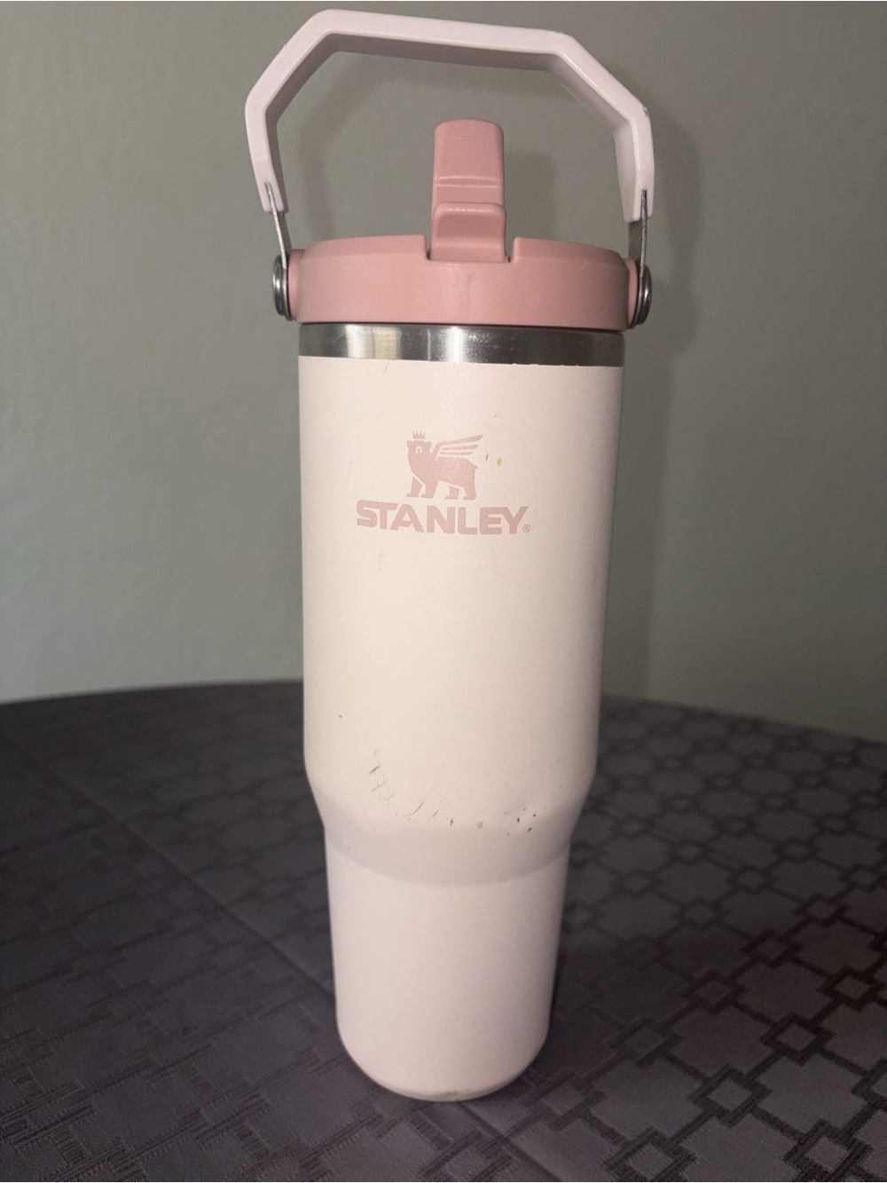 Stanley Pink Insulated Tumbler with Handle 30oz